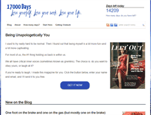 Tablet Screenshot of 17000-days.com